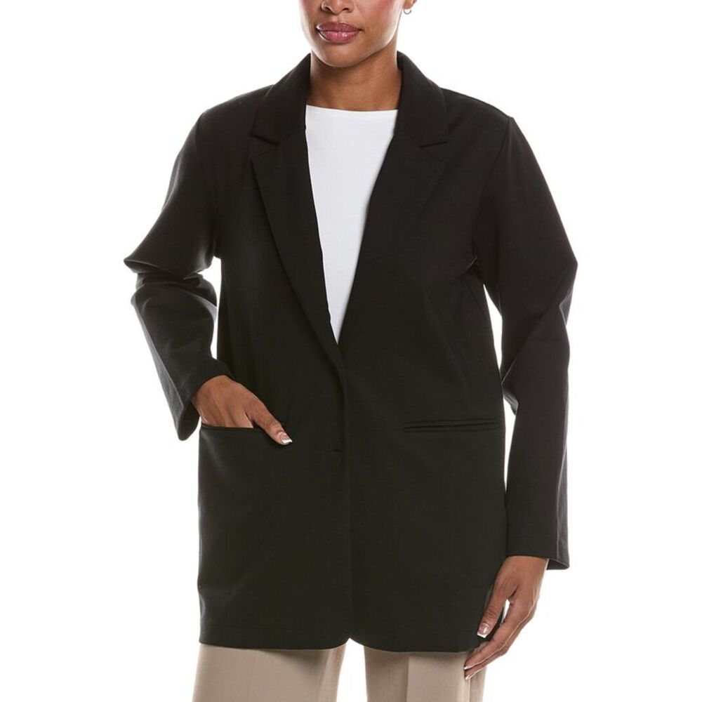 Eileen Fisher Womens Long Blazer